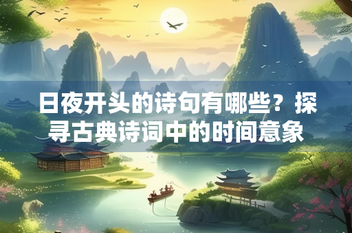 日夜开头的诗句有哪些？探寻古典诗词中的时间意象