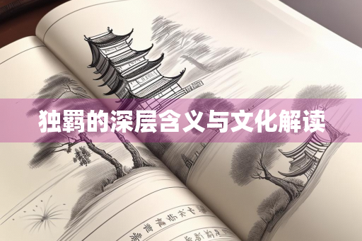 独羁的深层含义与文化解读