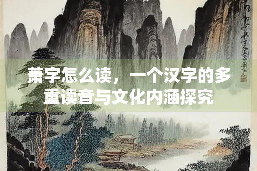 萧字怎么读，一个汉字的多重读音与文化内涵探究