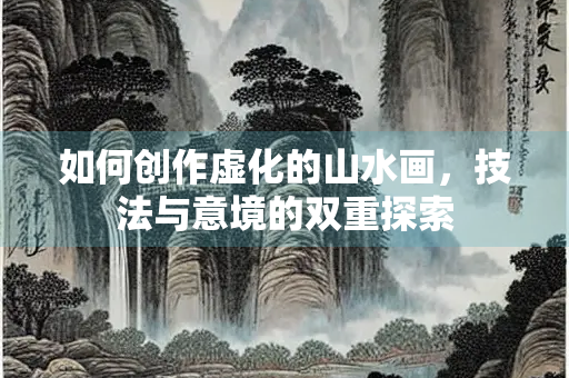 如何创作虚化的山水画，技法与意境的双重探索