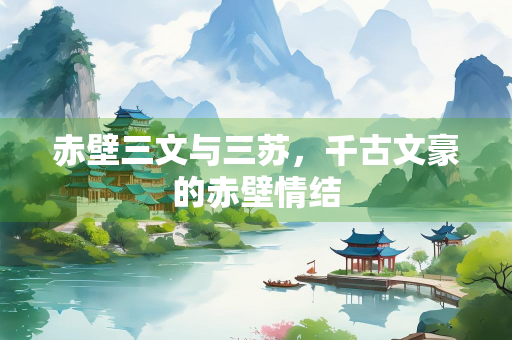 赤壁三文与三苏，千古文豪的赤壁情结