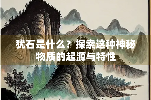 犹石是什么？探索这种神秘物质的起源与特性
