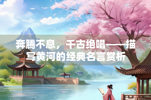 奔腾不息，千古绝唱——描写黄河的经典名言赏析