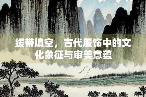 缓带填空，古代服饰中的文化象征与审美意蕴