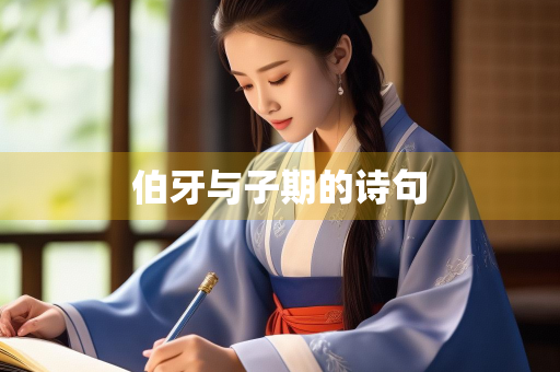 伯牙与子期的诗句