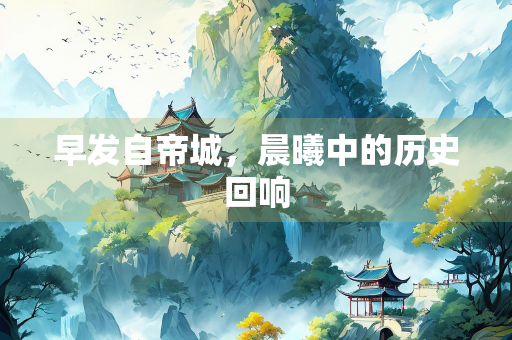 早发自帝城，晨曦中的历史回响