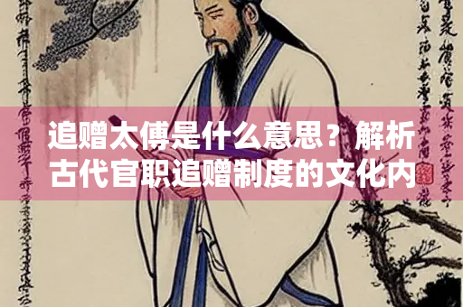 追赠太傅是什么意思？解析古代官职追赠制度的文化内涵