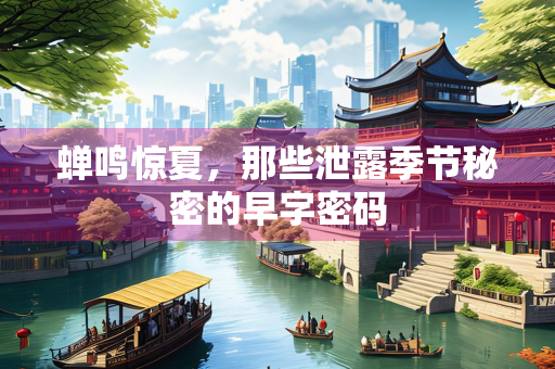 蝉鸣惊夏，那些泄露季节秘密的早字密码
