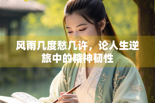 风雨几度愁几许，论人生逆旅中的精神韧性
