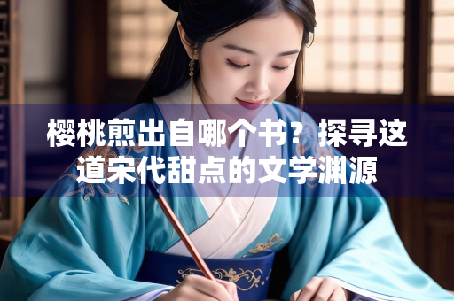 樱桃煎出自哪个书？探寻这道宋代甜点的文学渊源