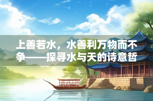 上善若水，水善利万物而不争——探寻水与天的诗意哲思