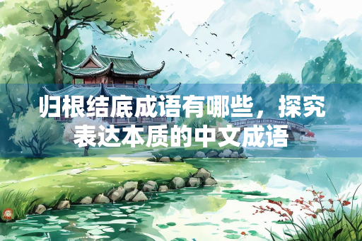 归根结底成语有哪些，探究表达本质的中文成语