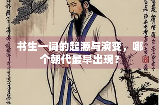 书生一词的起源与演变，哪个朝代最早出现？