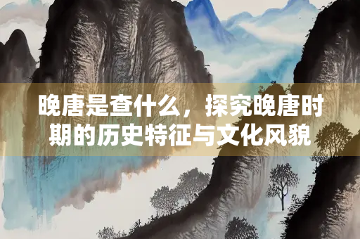 晚唐是查什么，探究晚唐时期的历史特征与文化风貌