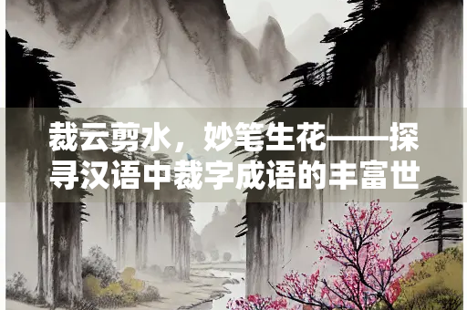 裁云剪水,妙笔生花——探寻汉语中裁字成语的丰富世界 裁云剪水,妙笔生花——探寻汉语中裁字成语的丰富世界