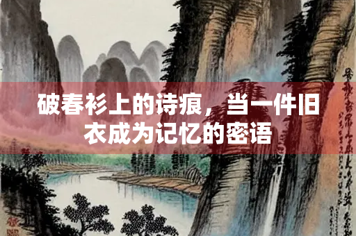 破春衫上的诗痕，当一件旧衣成为记忆的密语
