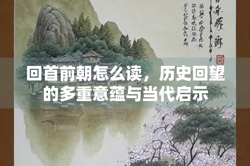 回首前朝怎么读，历史回望的多重意蕴与当代启示