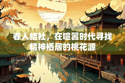 春人结社，在喧嚣时代寻找精神栖居的桃花源