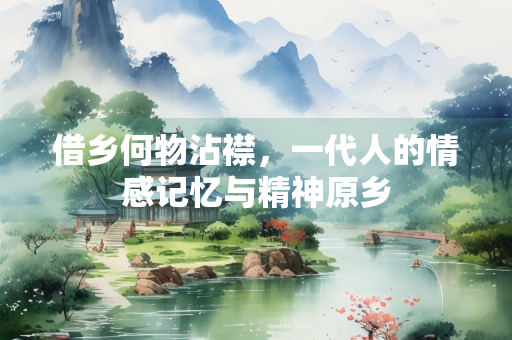 借乡何物沾襟，一代人的情感记忆与精神原乡