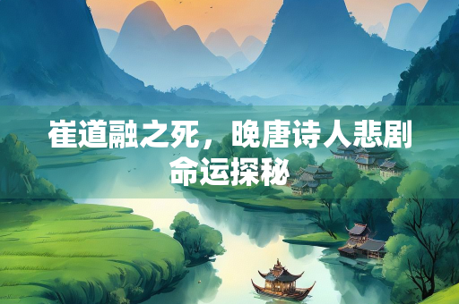 崔道融之死，晚唐诗人悲剧命运探秘