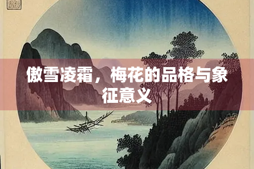 傲雪凌霜，梅花的品格与象征意义