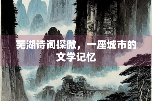 芜湖诗词探微，一座城市的文学记忆