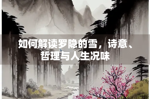 如何解读罗隐的雪,诗意、哲理与人生况味 如何解读罗隐的雪,诗意、哲理与人生况味