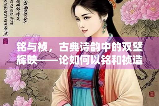 铭与祯，古典诗韵中的双璧辉映——论如何以铭和祯造诗