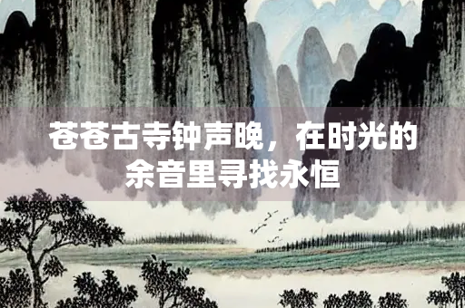 苍苍古寺钟声晚，在时光的余音里寻找永恒