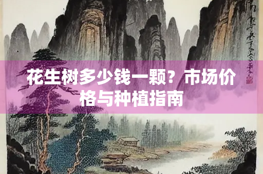 花生树多少钱一颗？市场价格与种植指南