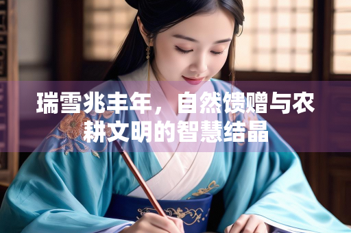 瑞雪兆丰年，自然馈赠与农耕文明的智慧结晶