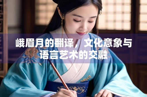 峨眉月的翻译，文化意象与语言艺术的交融