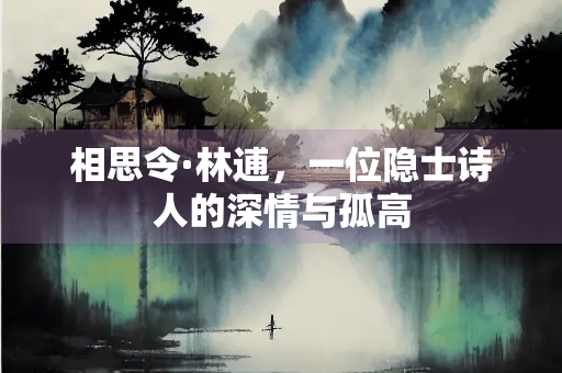 相思令·林逋，一位隐士诗人的深情与孤高