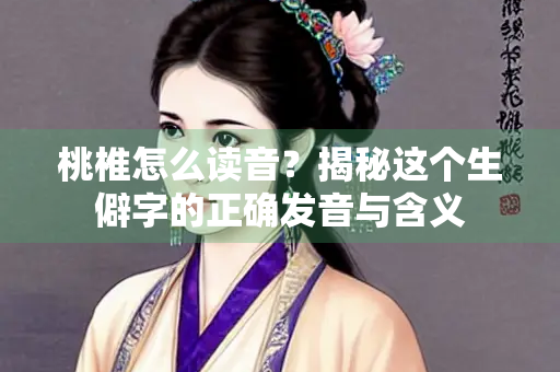 桃椎怎么读音？揭秘这个生僻字的正确发音与含义