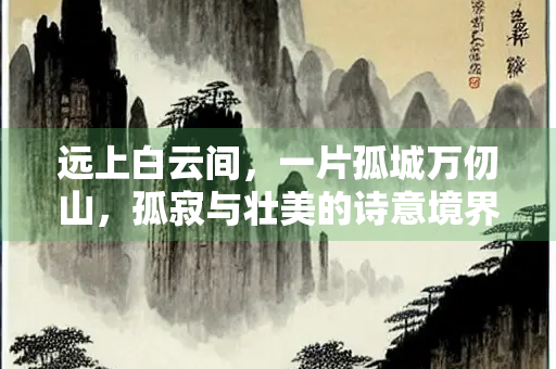 远上白云间，一片孤城万仞山，孤寂与壮美的诗意境界