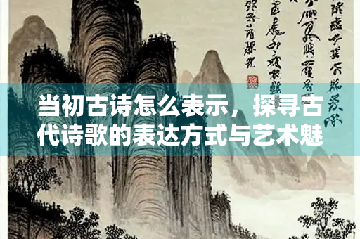 当初古诗怎么表示,探寻古代诗歌的表达方式与艺术魅力 当初古诗怎么表示,探寻古代诗歌的表达方式与艺术魅力