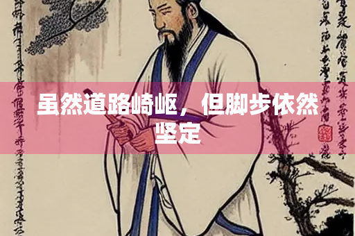 虽然道路崎岖,但脚步依然坚定 虽然道路崎岖,但脚步依然坚定