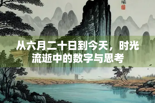 从六月二十日到今天，时光流逝中的数字与思考