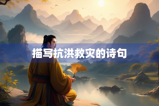 描写抗洪救灾的诗句