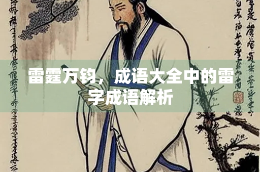 雷霆万钧，成语大全中的雷字成语解析