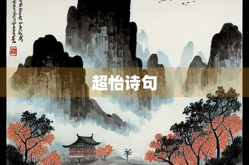 超怡诗句