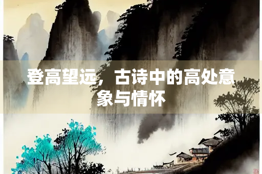 登高望远，古诗中的高处意象与情怀