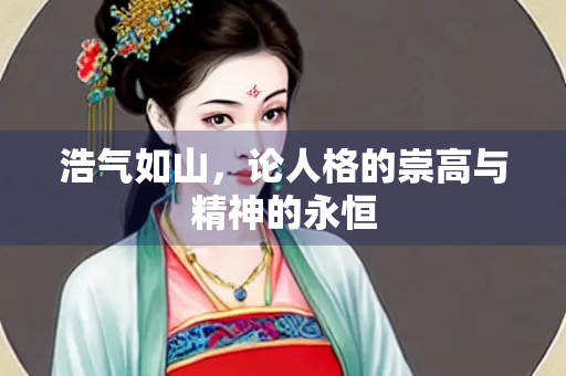 浩气如山，论人格的崇高与精神的永恒