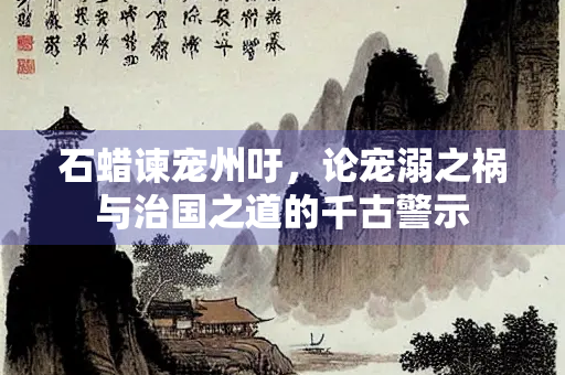 石蜡谏宠州吁，论宠溺之祸与治国之道的千古警示