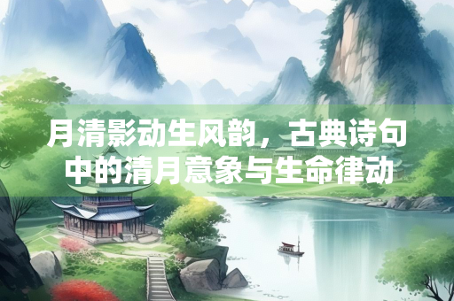 月清影动生风韵，古典诗句中的清月意象与生命律动