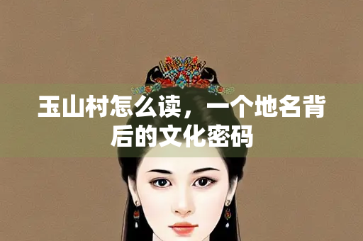 玉山村怎么读，一个地名背后的文化密码