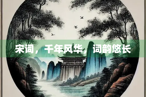 宋词，千年风华，词韵悠长