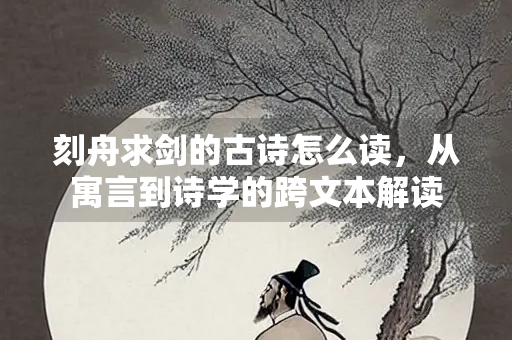 刻舟求剑的古诗怎么读，从寓言到诗学的跨文本解读