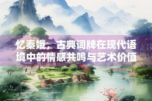 忆秦娥，古典词牌在现代语境中的情感共鸣与艺术价值