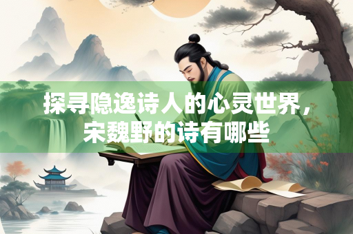 探寻隐逸诗人的心灵世界，宋魏野的诗有哪些